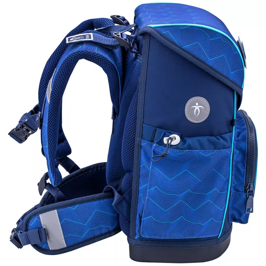 Belmil Schulranzen Premium Compact Plus Set 5-teilig Estate Blue