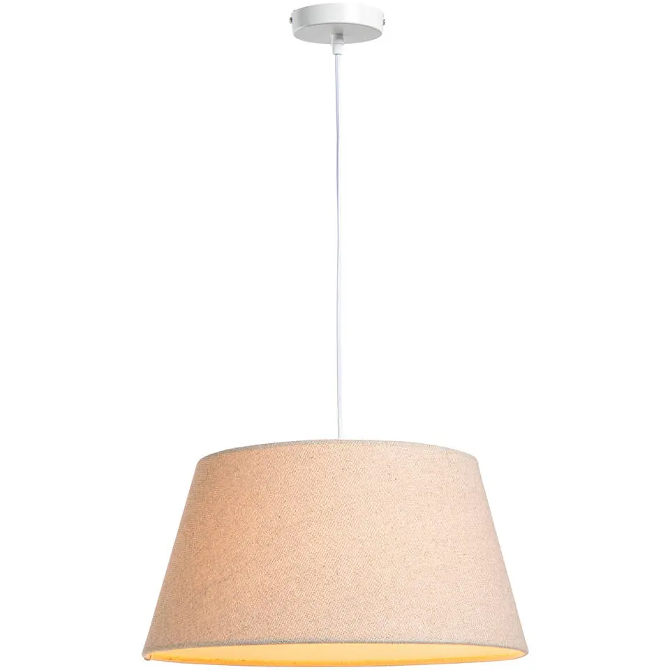 Lampenkap Lika voor hanglamp naturel - Ø40xØ30x21 cm