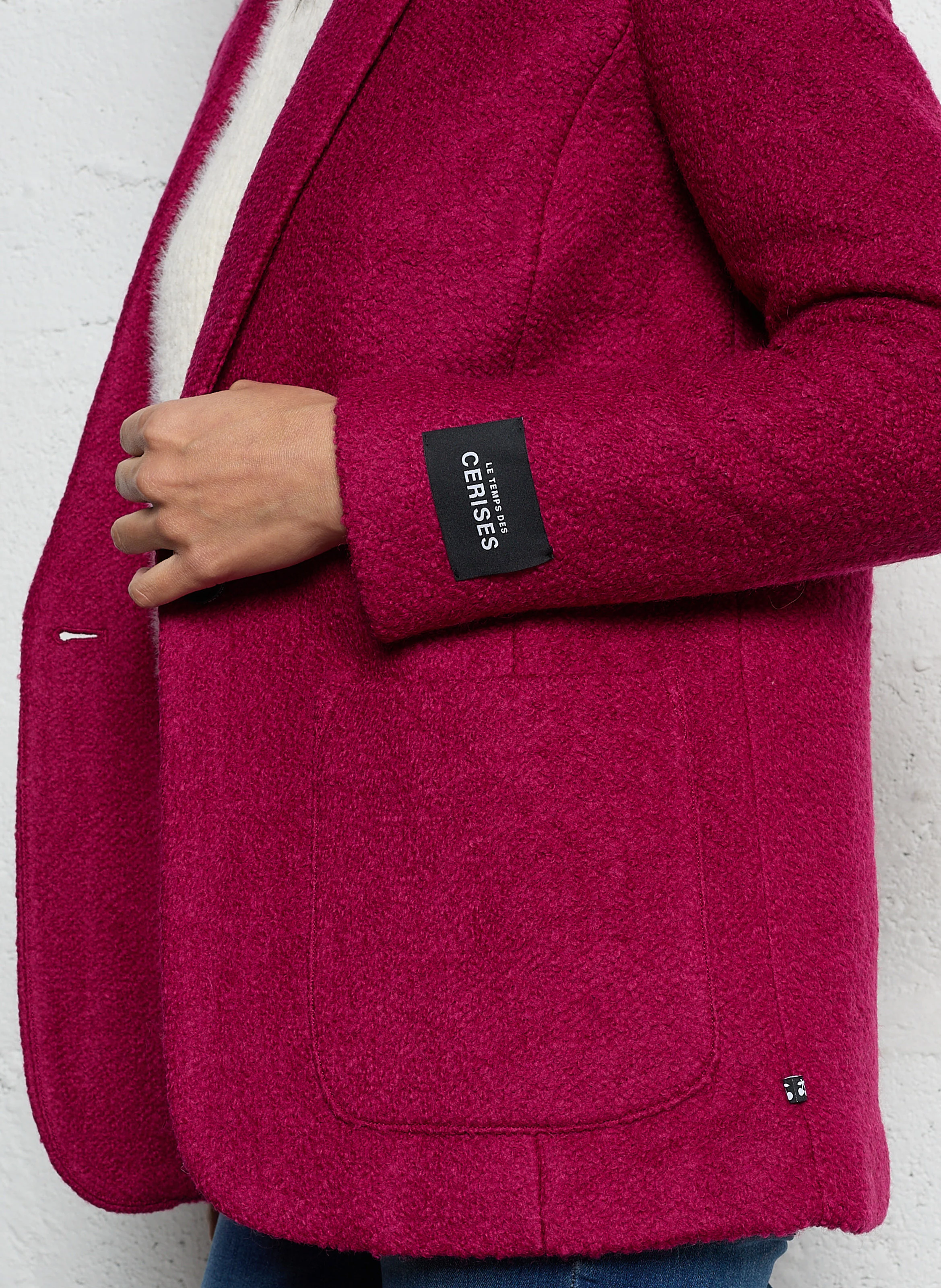 GREDOS - Veste de tailleur droite | Rose