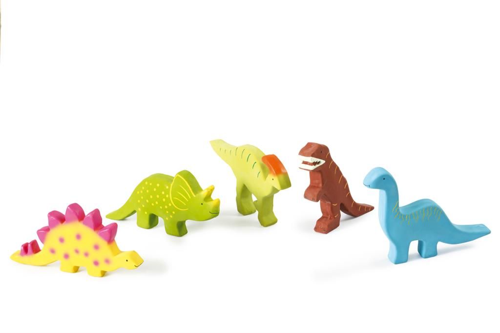 Dinosaure dentition caoutchouc naturel Mercredi et Patati