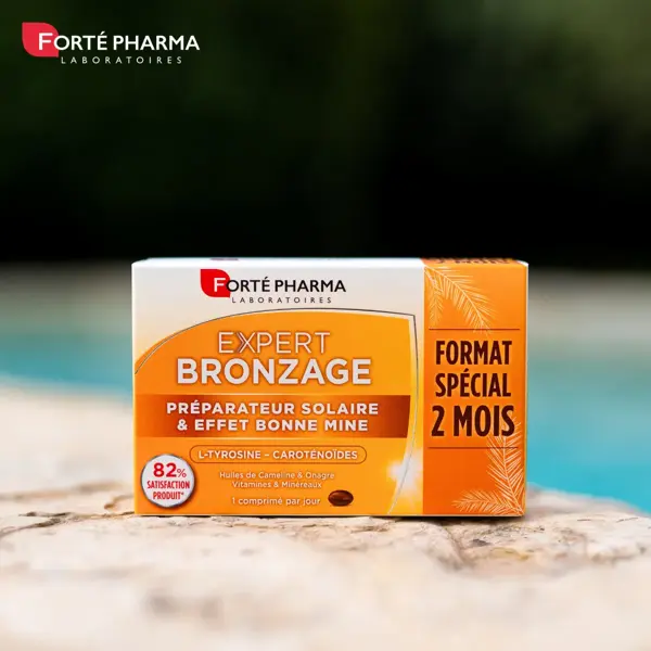 Forté Pharma Expert Tanning Sun Preparation 56 comprimidos, dos quais 14 são grátis