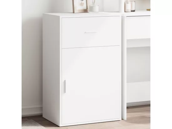 Armoire de rangement blanc 56,5x39x90 cm bois d'ingénierie