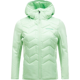 Peak Performance Elevate Liner Hybrid Hood Isolationsjacke Vivid Green Damen