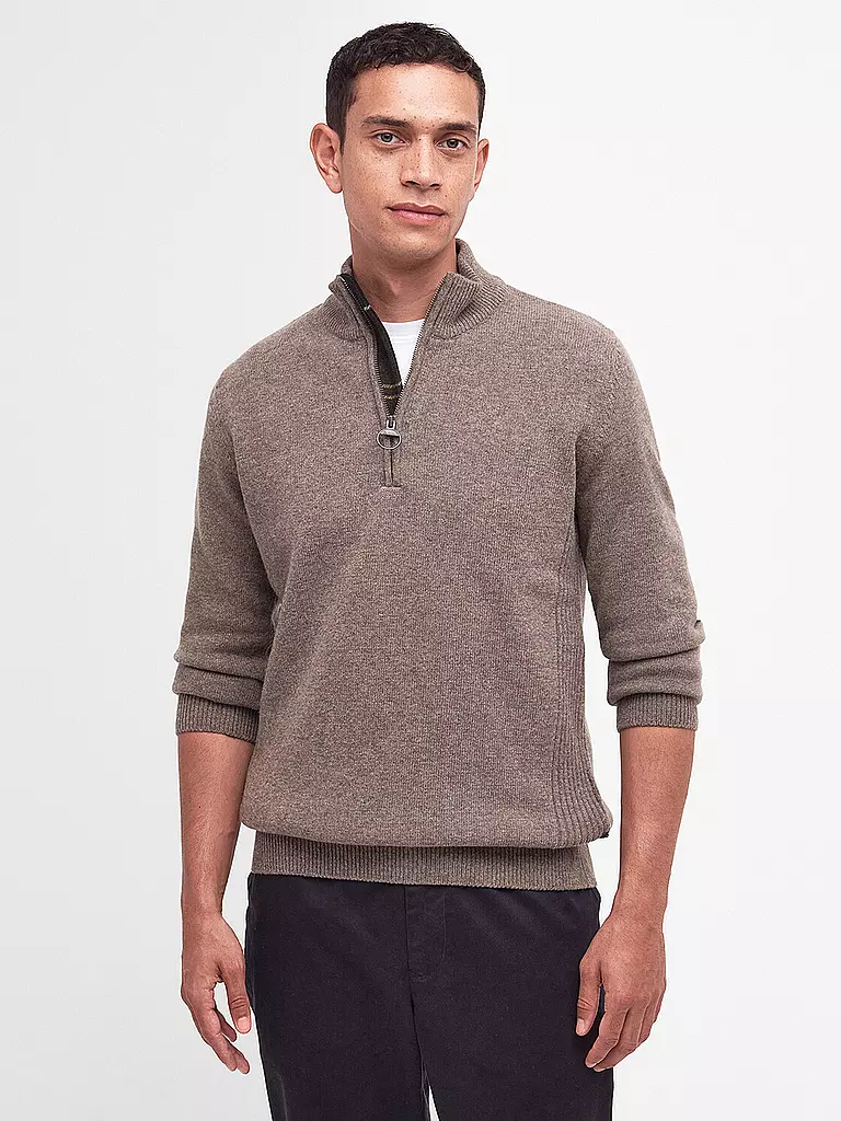BARBOUR Pullover HOLDIN  hellbraun