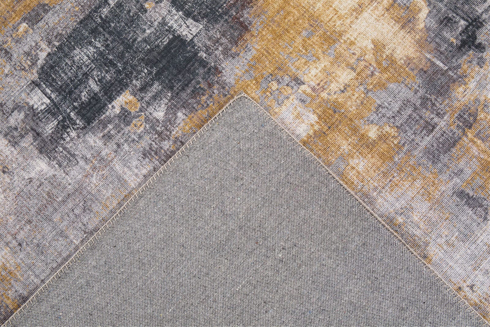 Moderner Teppich PRIMA 120 x 170 cm grau/gelb