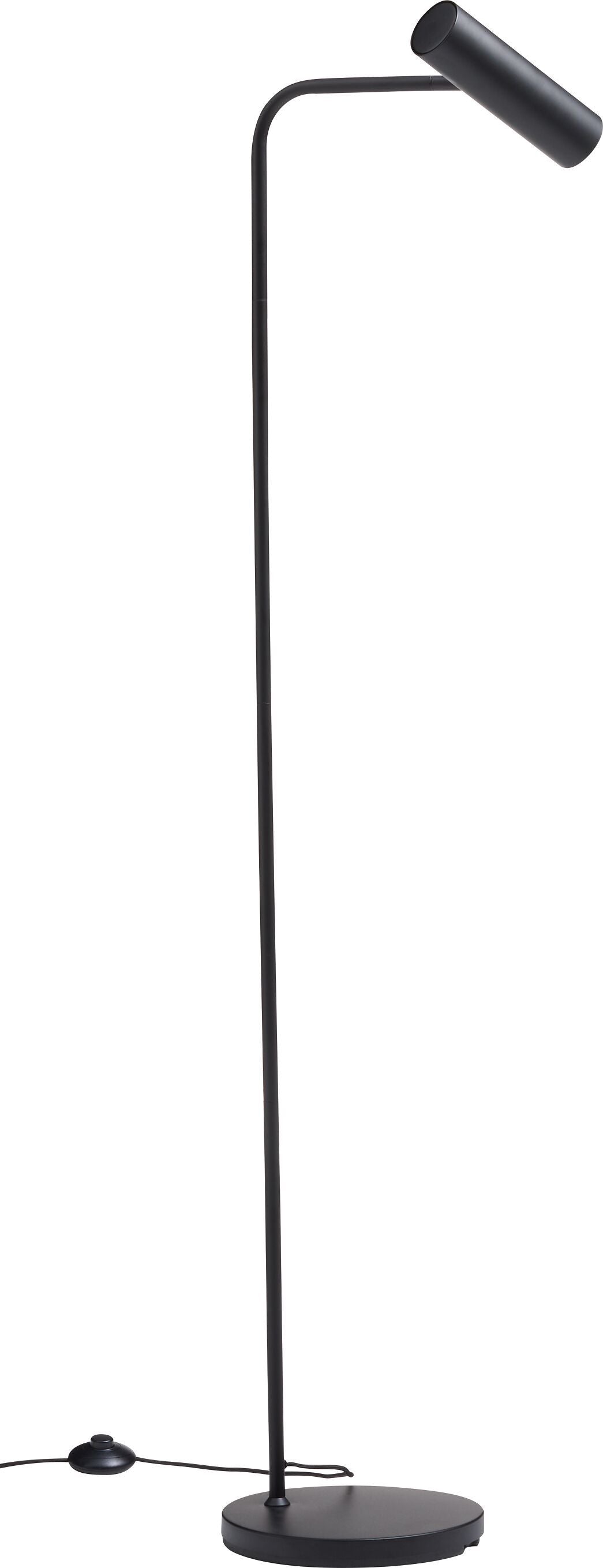 LUISA Leseleuchte - Schwarz / B: 25.0 cm x T: 32.5 cm x H: 144.2 cm
