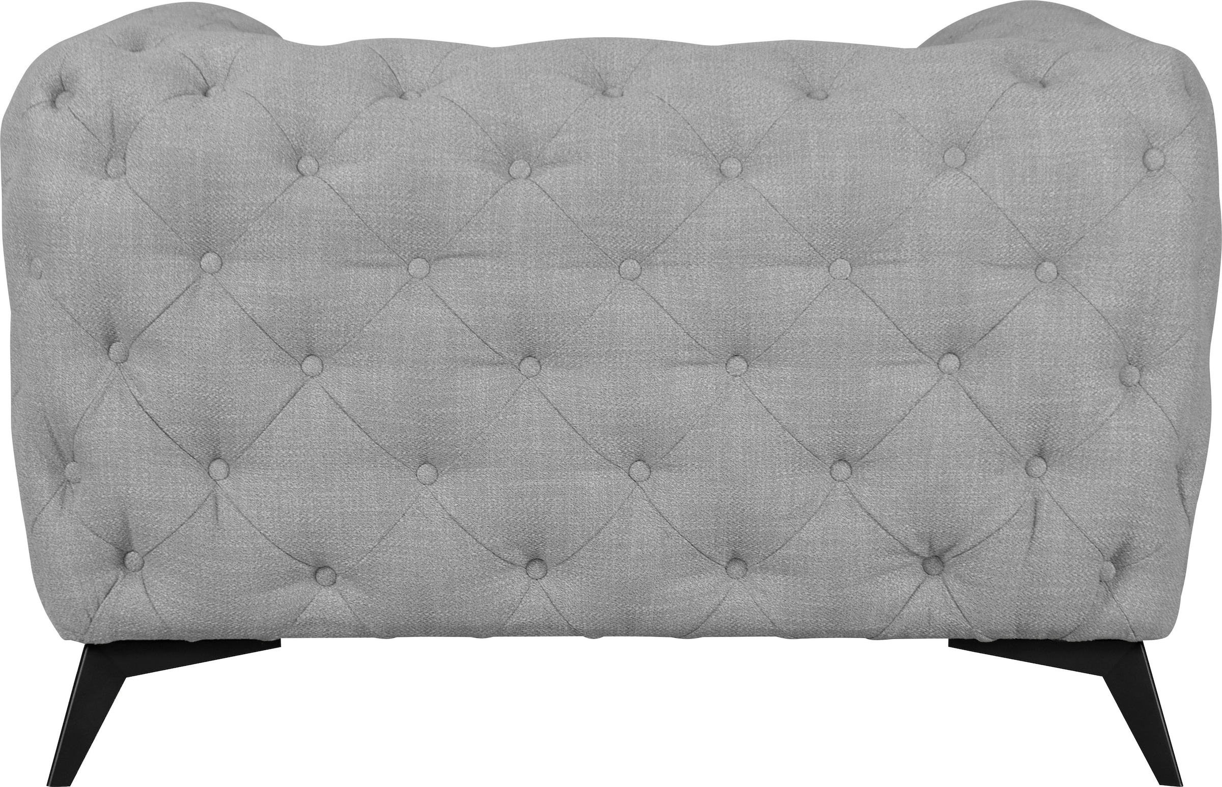 Home affaire Chesterfield-Sessel »Glynis Sessel« aufwändige Knopfheftung, moderne Chesterfield Optik, Fussfarbe wählbar