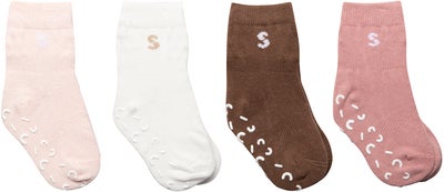 STUCKIES Sokker Anti-slip 4-Pakk, Rosie