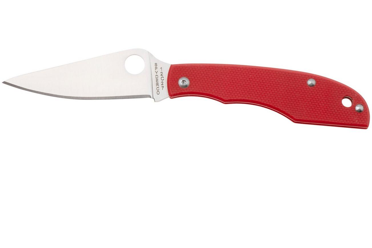 Spyderco Grasshopper Red G10 C138GRDP sleutelhangerzakmes