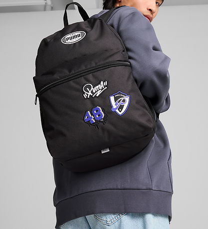 Puma Rucksack - Patch - Schwarz m. Print