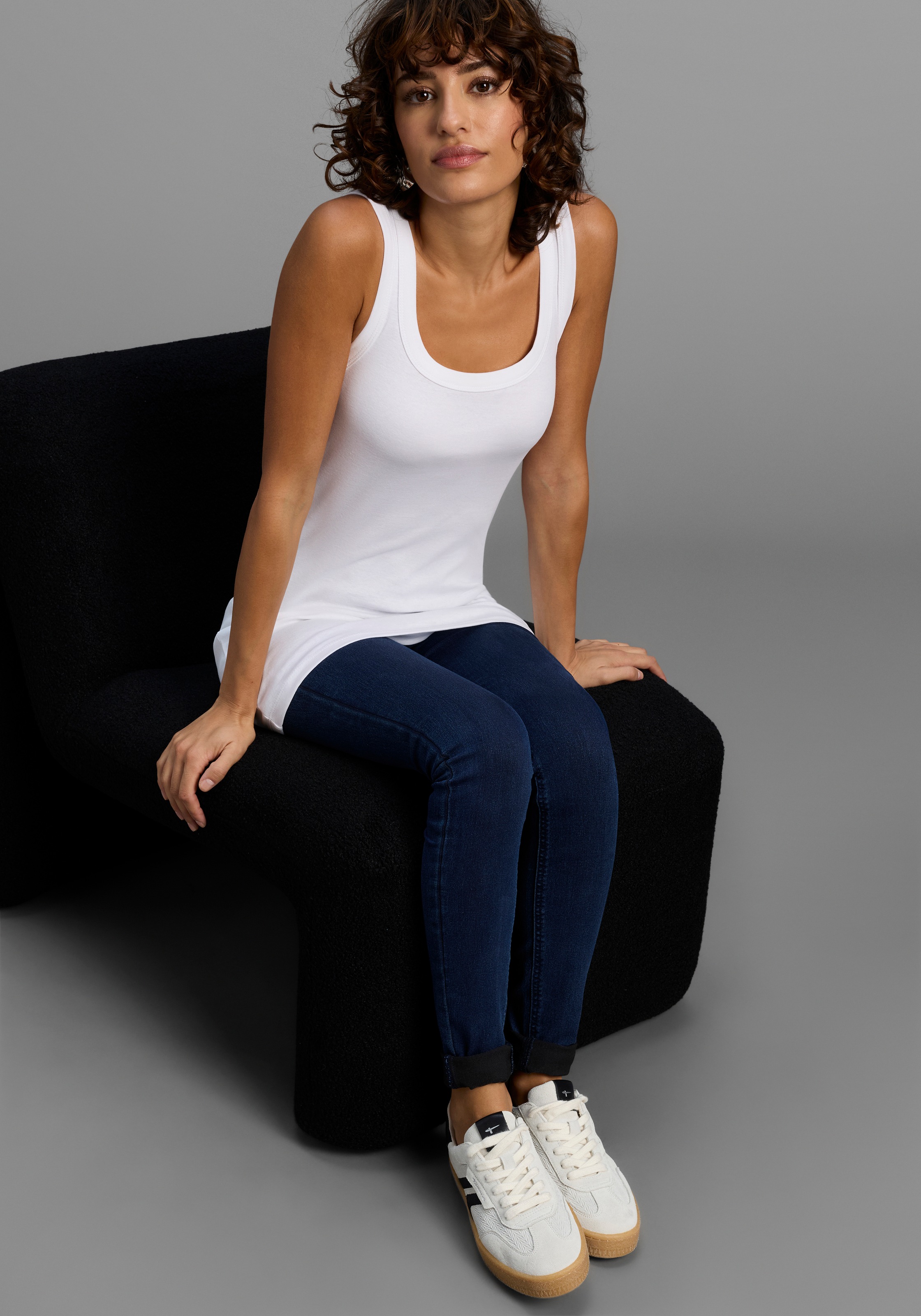 Flashlights Tanktop, 2 Stk. in Longform