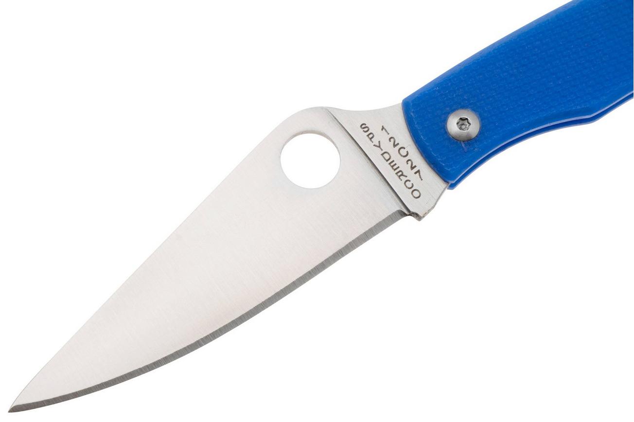 Spyderco Grasshopper Blue G10 C138GBLP sleutelhangerzakmes
