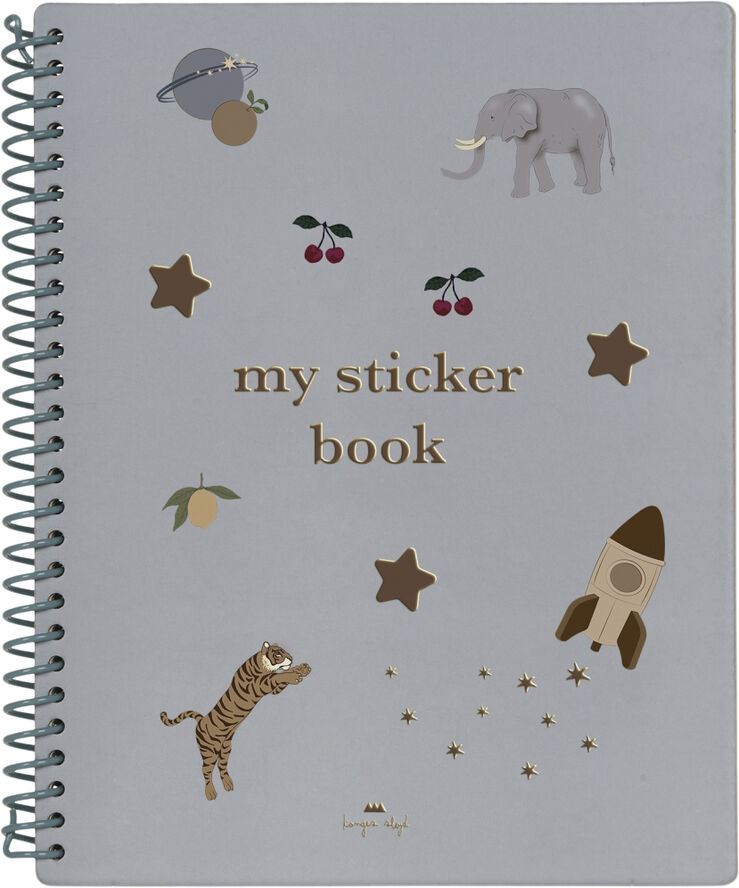 Konges Sløjd MY STICKER BOOK Green