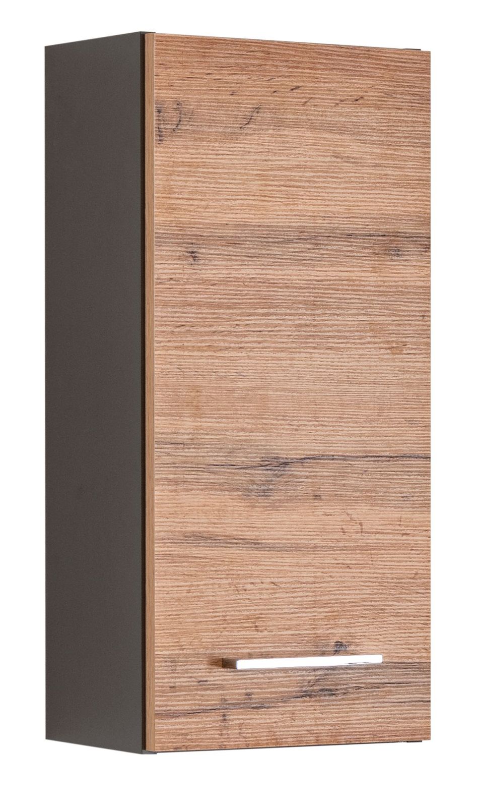 Hängeschrank PARIS - Wotaneiche - grafitgrau - 30 cm