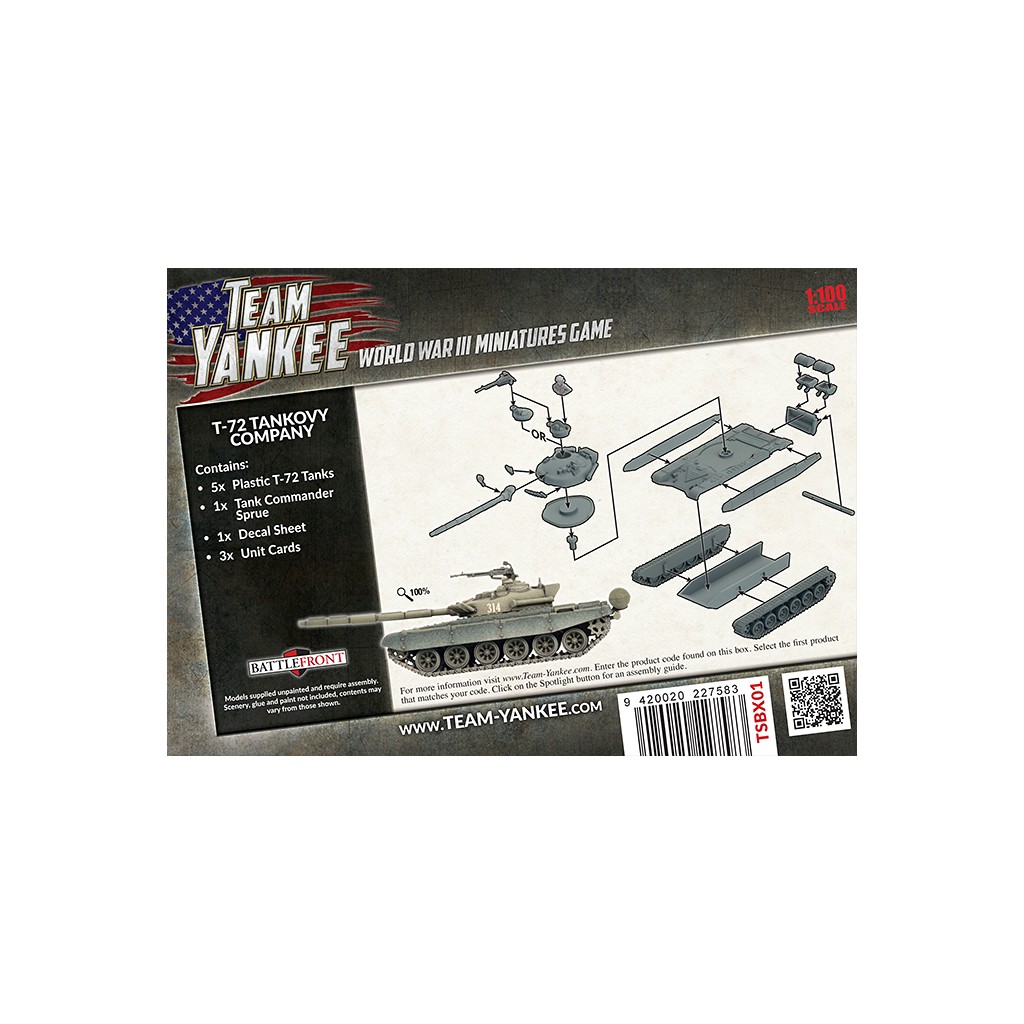 Team Yankee - T-72 Tankovy Company