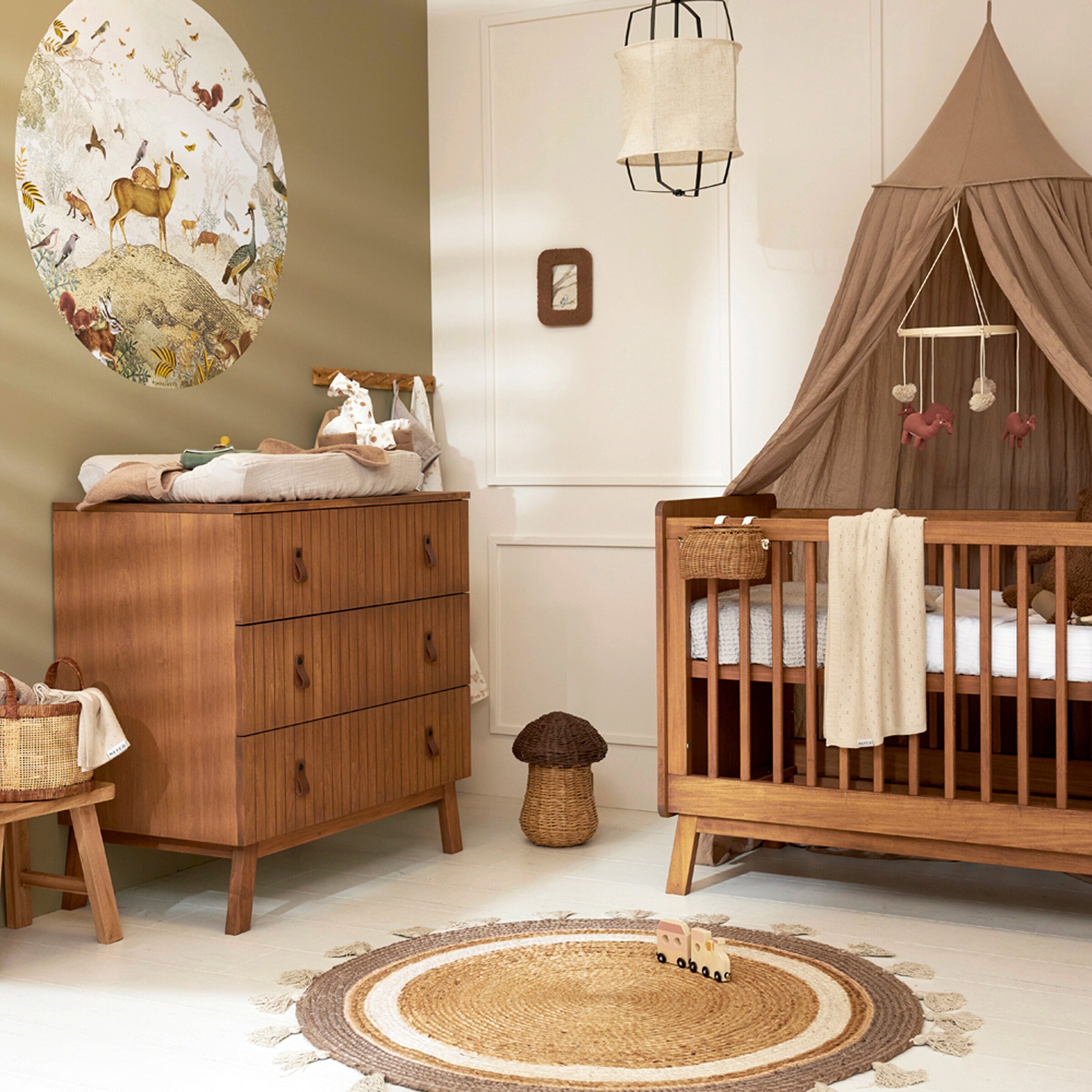 Meyco Baby Wickelauflagenbezug Musselin 50x70 cm Greige