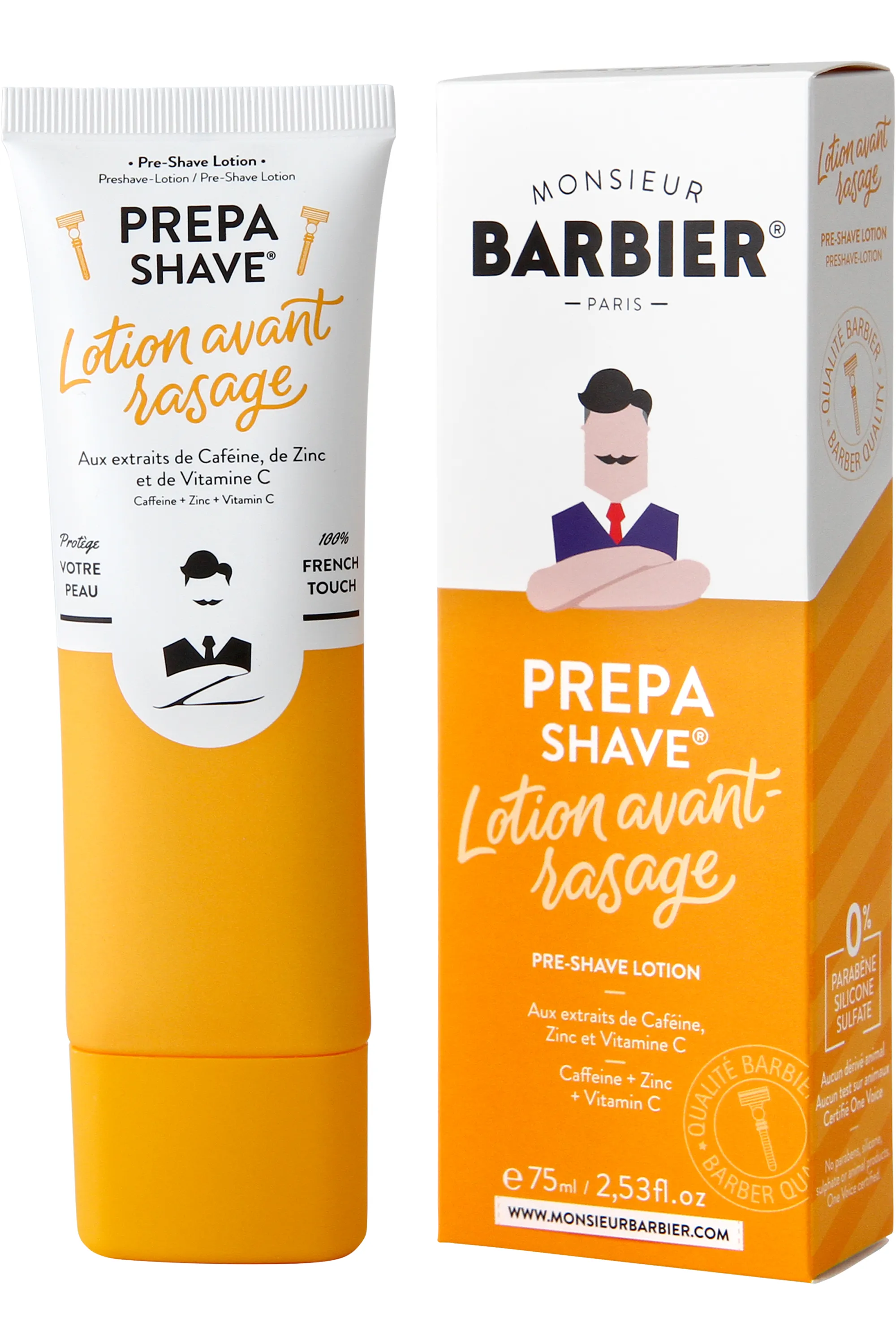 Monsieur Barbier Lotion avant-rasage Prepa-Shave-75 ml