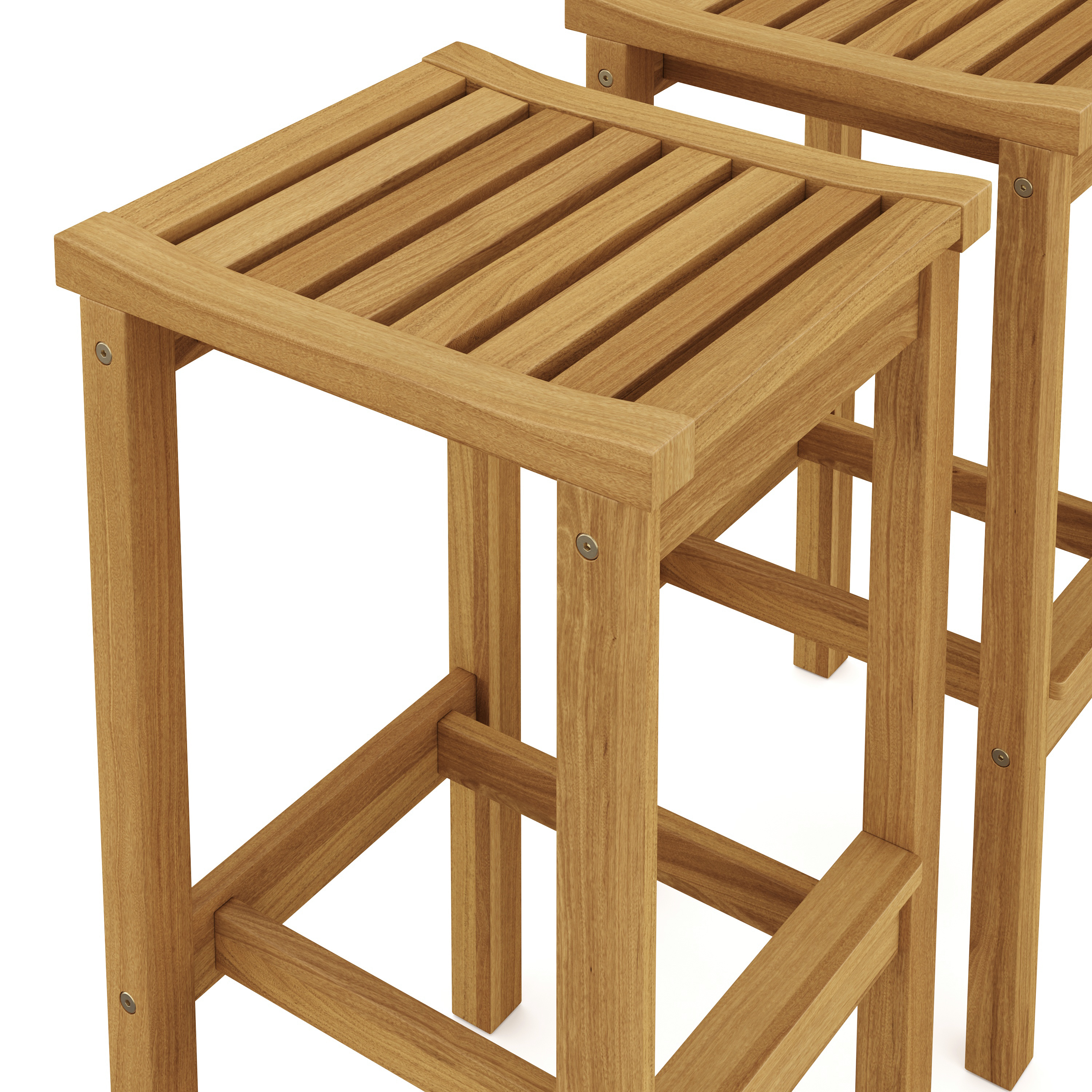 Barstuhl Holz ALHAMBRA 2er Set