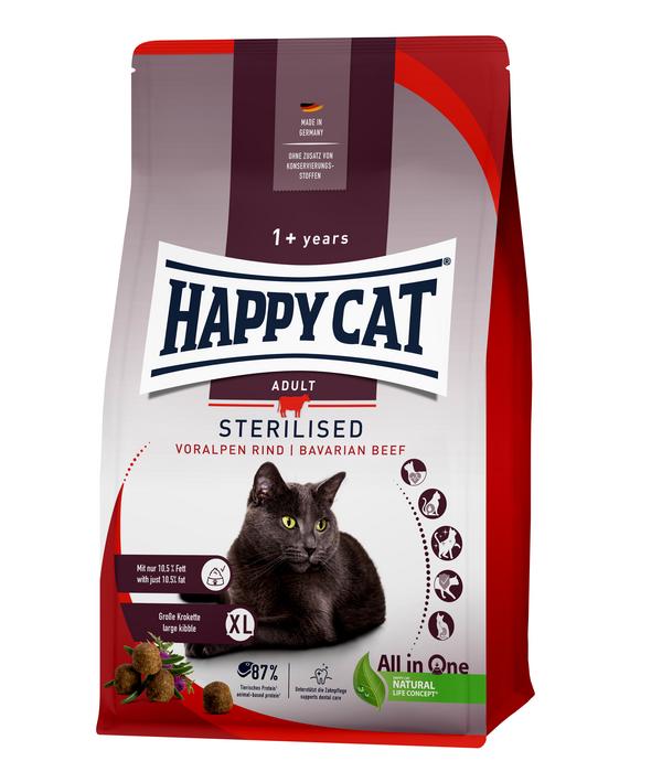 Happy Cat Trockenfutter für Katzen Sterilised