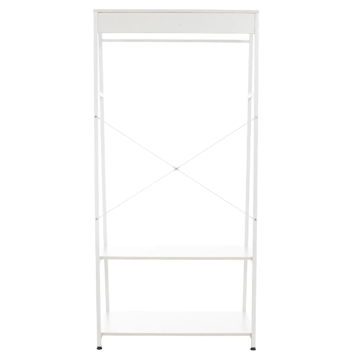 Decoshop26 Meuble de rangement avec porte-vêtements