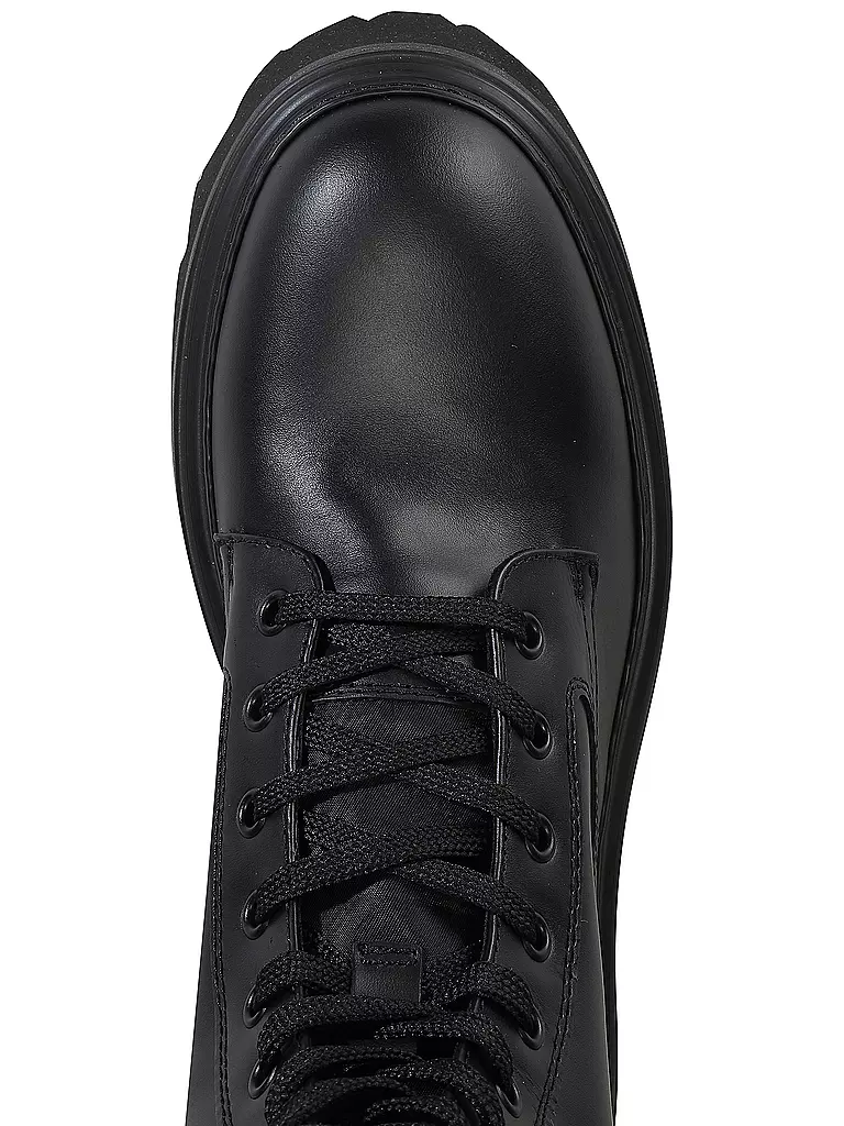 WOOLRICH Schnürschuhe LACED LOGGER CALF schwarz