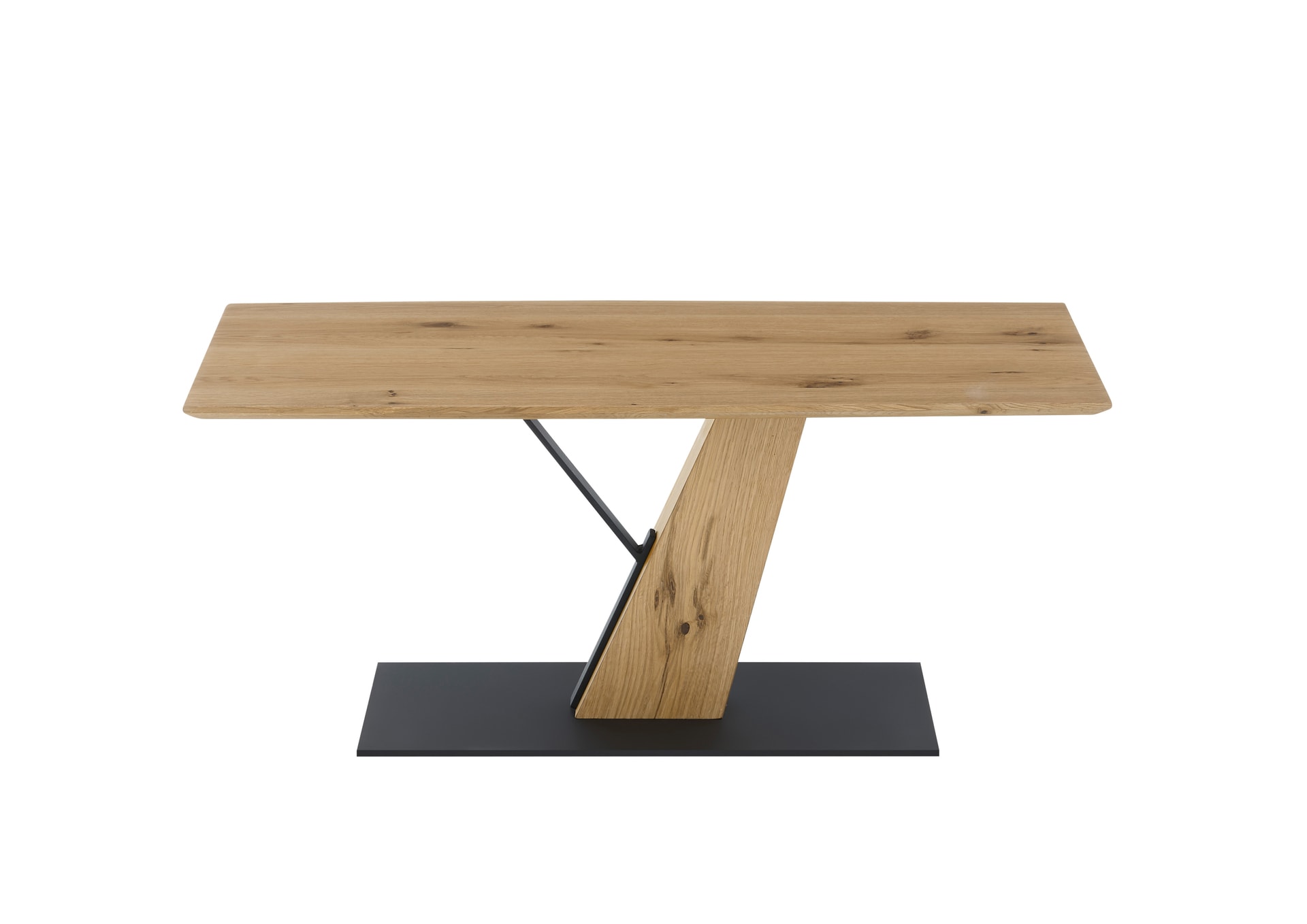 CASAVANTI Couchtisch BRESCIA 110 x 60 cm Eiche Schwarz