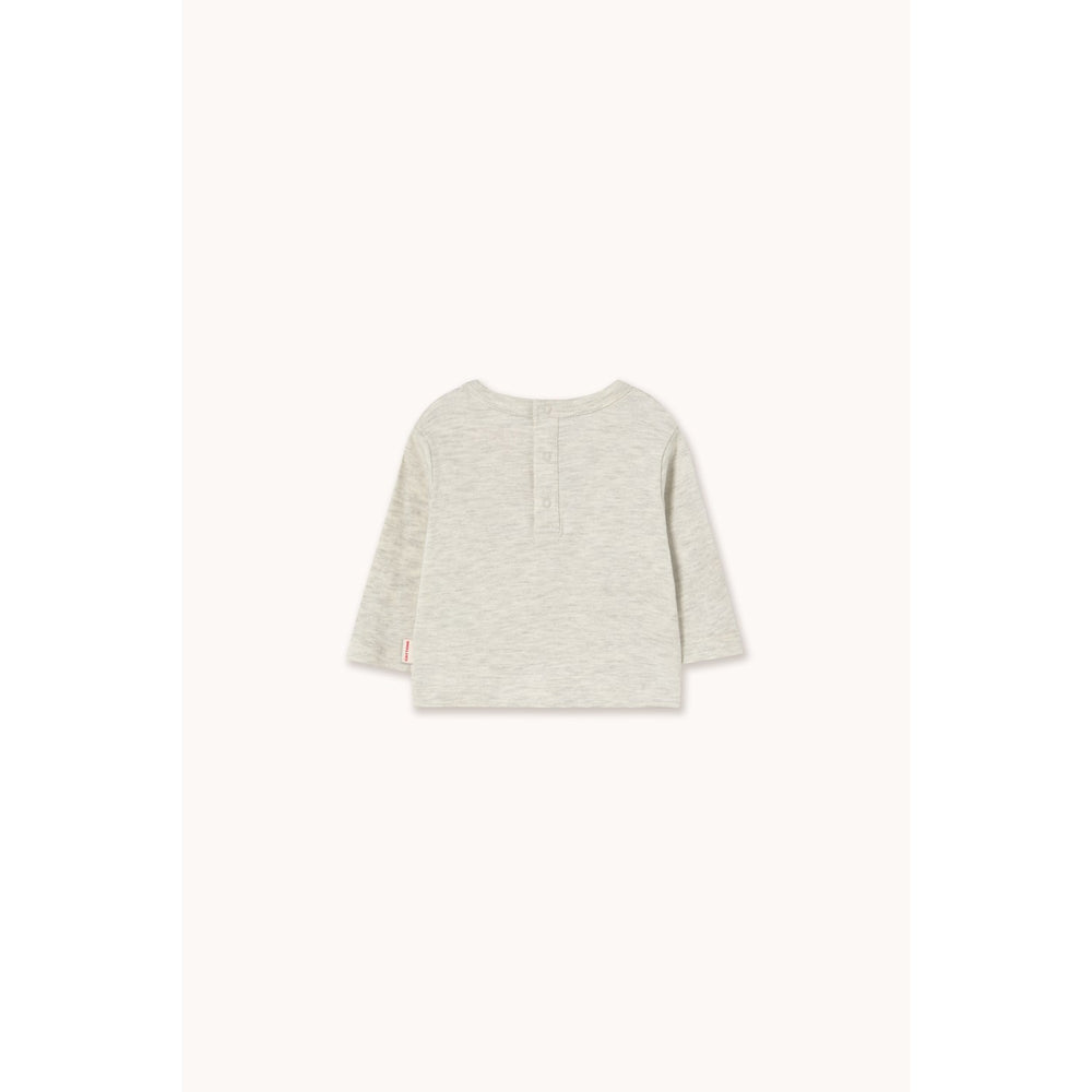 Køb TinyCottons Light Cream Heather Puppy Graphic Baby Bluse