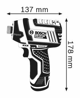 Bosch GDR 12V-105 Accu slagschroevendraaier - 06019A6901