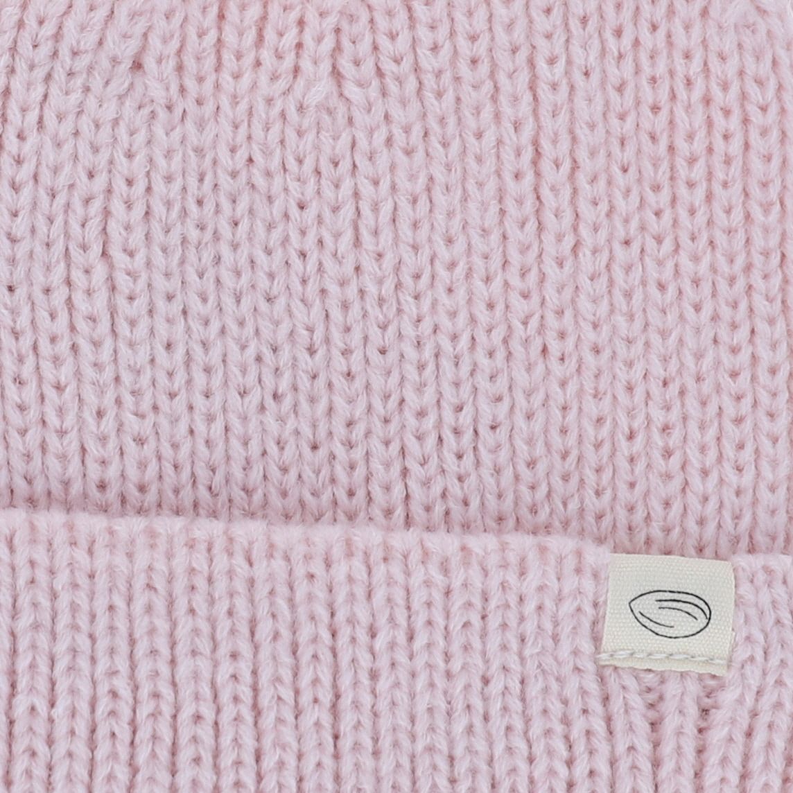 Bonnet oreilles lapin rose pâle Amande