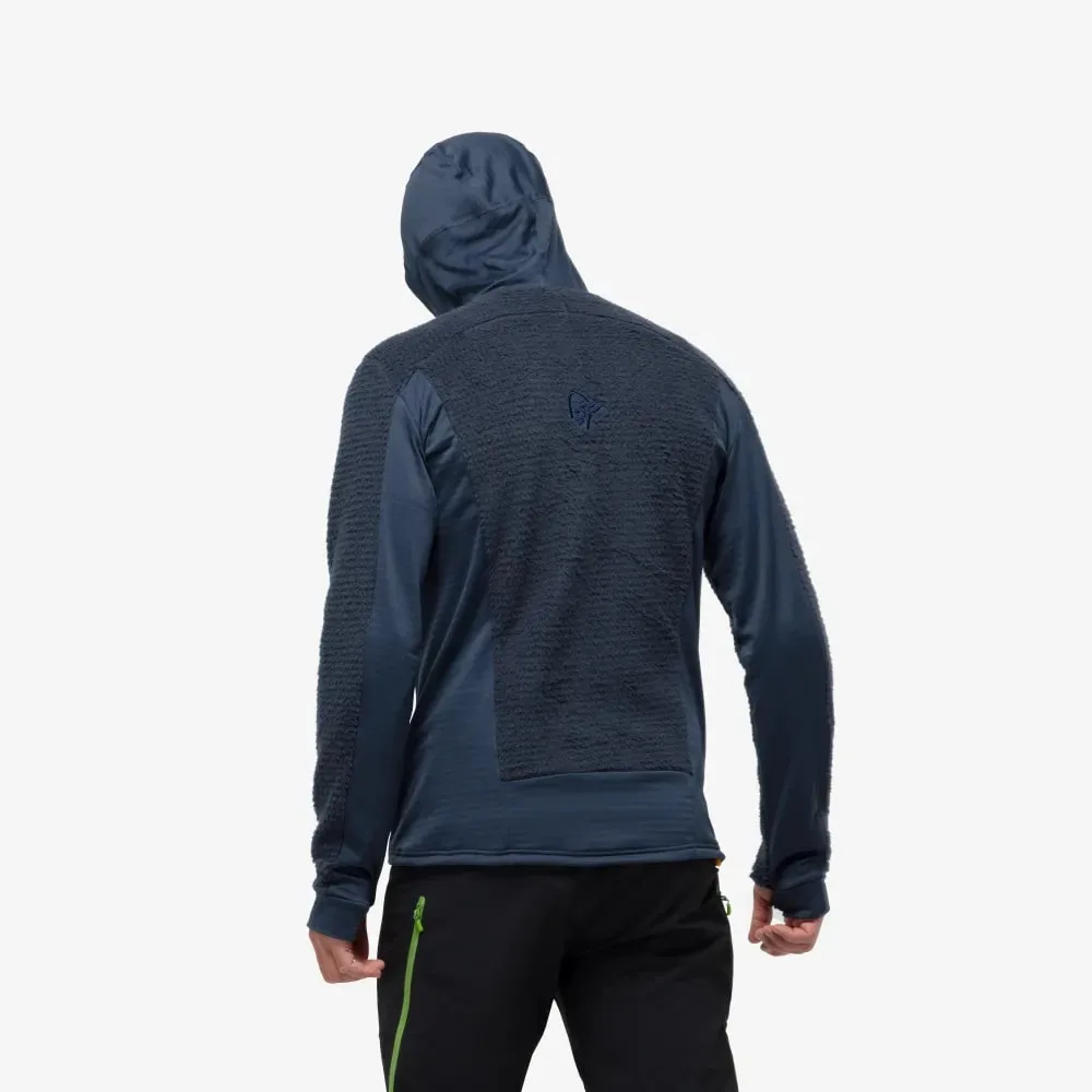Norrøna Men's Falketind Alpha120 Zip Hood Indigo Night Blue