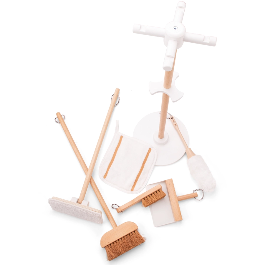 New Classic Toys Besen & Wischer Set 7 Teile bunt