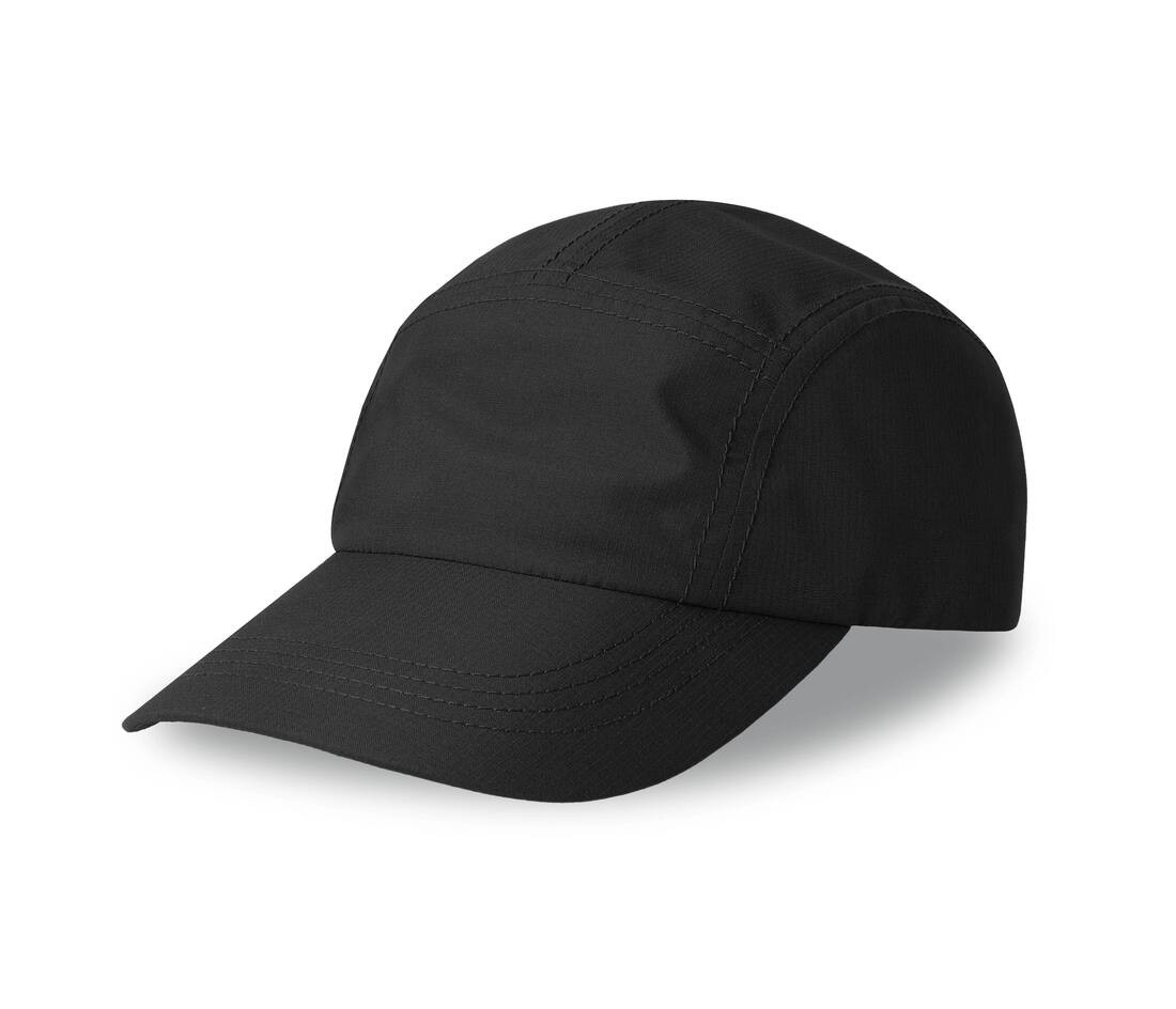ATLANTIS HEADWEAR AT243 - Casquette imperméable 5 pans en polyester recyclé