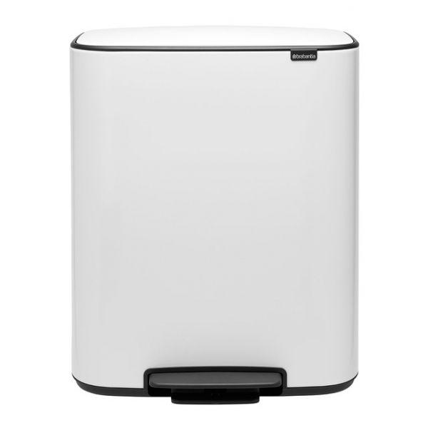 Brabantia Balde de Lixo com Pedal para Reciclar Bo 2 x 30 L