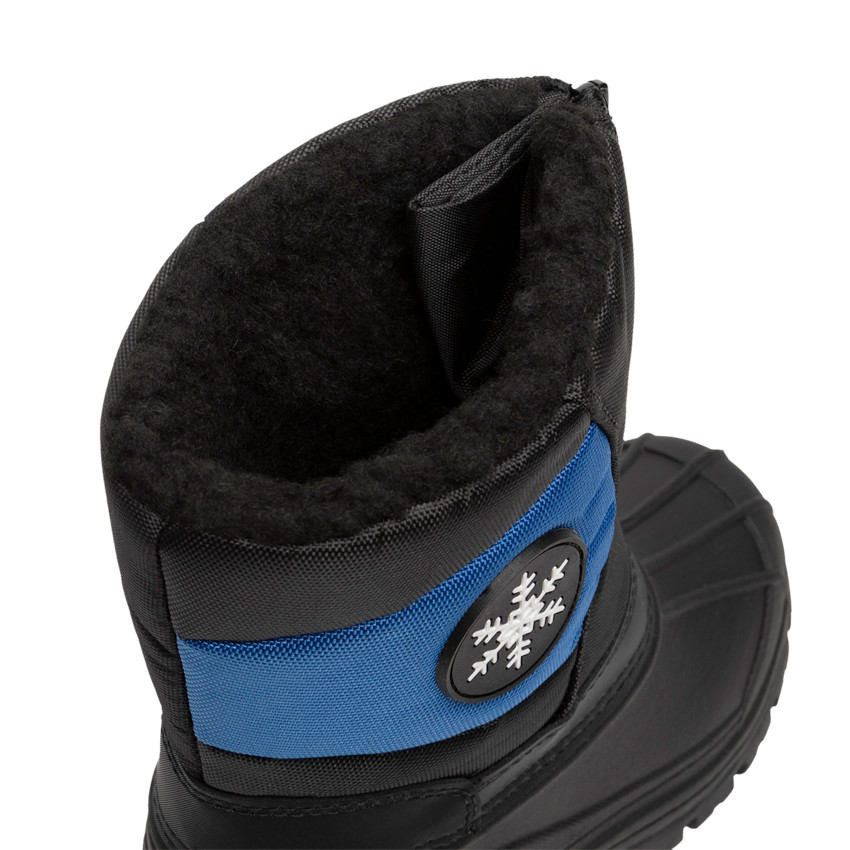 Après-Ski à coque et badge flocon pour enfant garçon