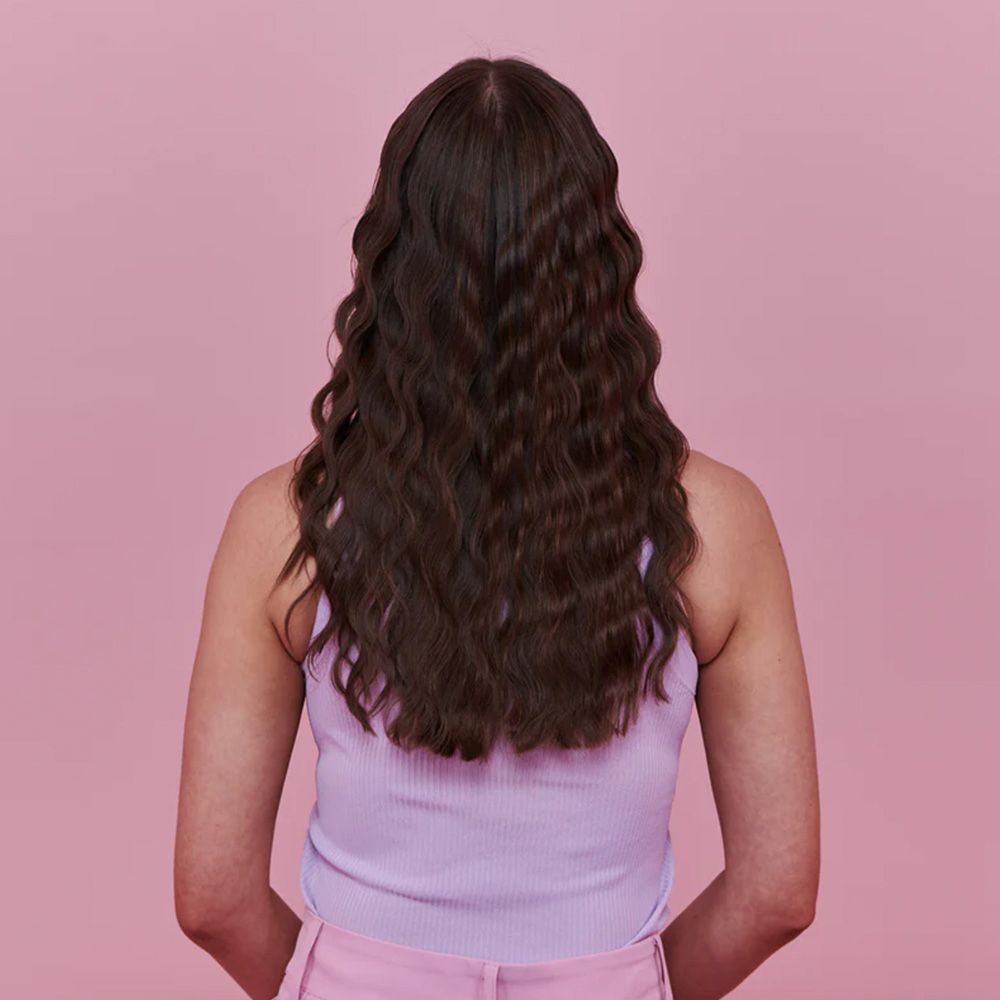 Double Waver 25mm Zwiefaches Keramik Welleneisen - Pink