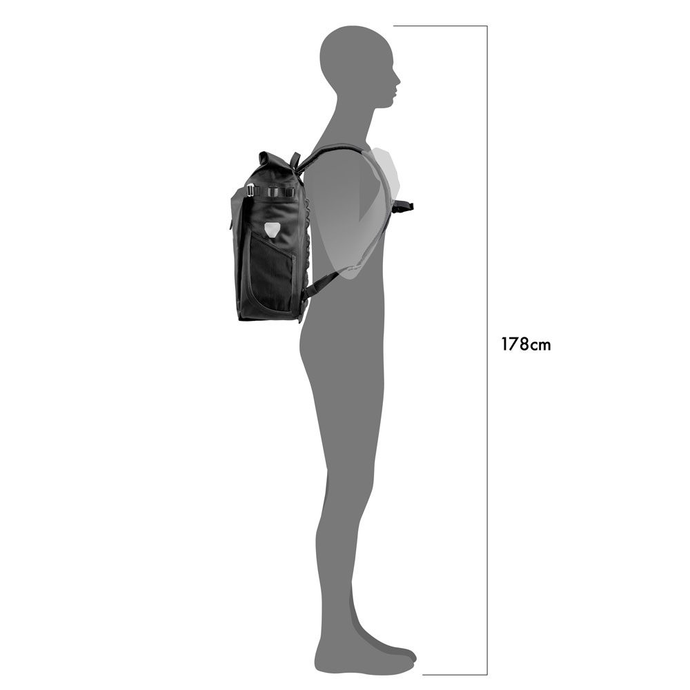 Ortlieb Vario QL3.1 26L Hybrid-Rucksack black
