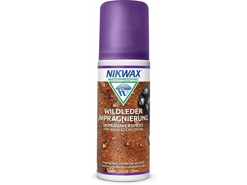 NIKWAX Imprägnierung Spray Wildleder 125 ml Imprägnierung für Schuhe aus Nubuk und Wildleder