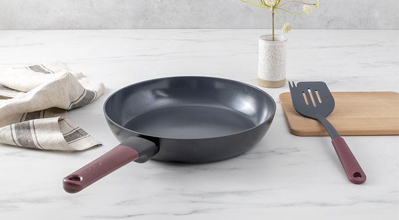 Tasty  Koekenpan, 28 cm, anti-aanbaklaag - Aubergine Red