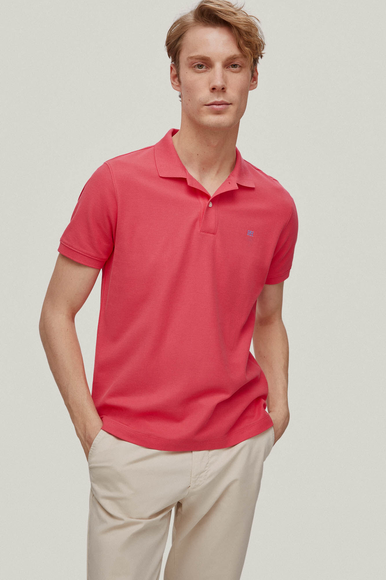 Logotipo Polo Piqué - Coral