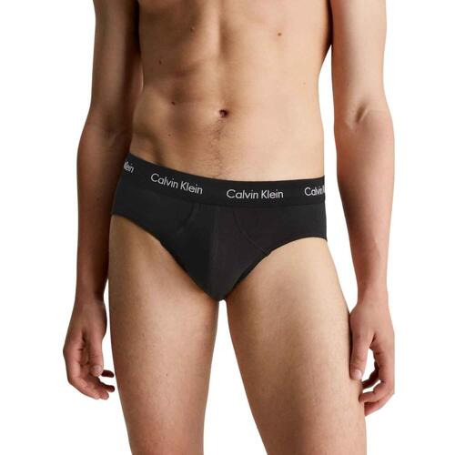 Calvin Klein Jeans - HIP BRIEF 3PK B- BLACK Negro