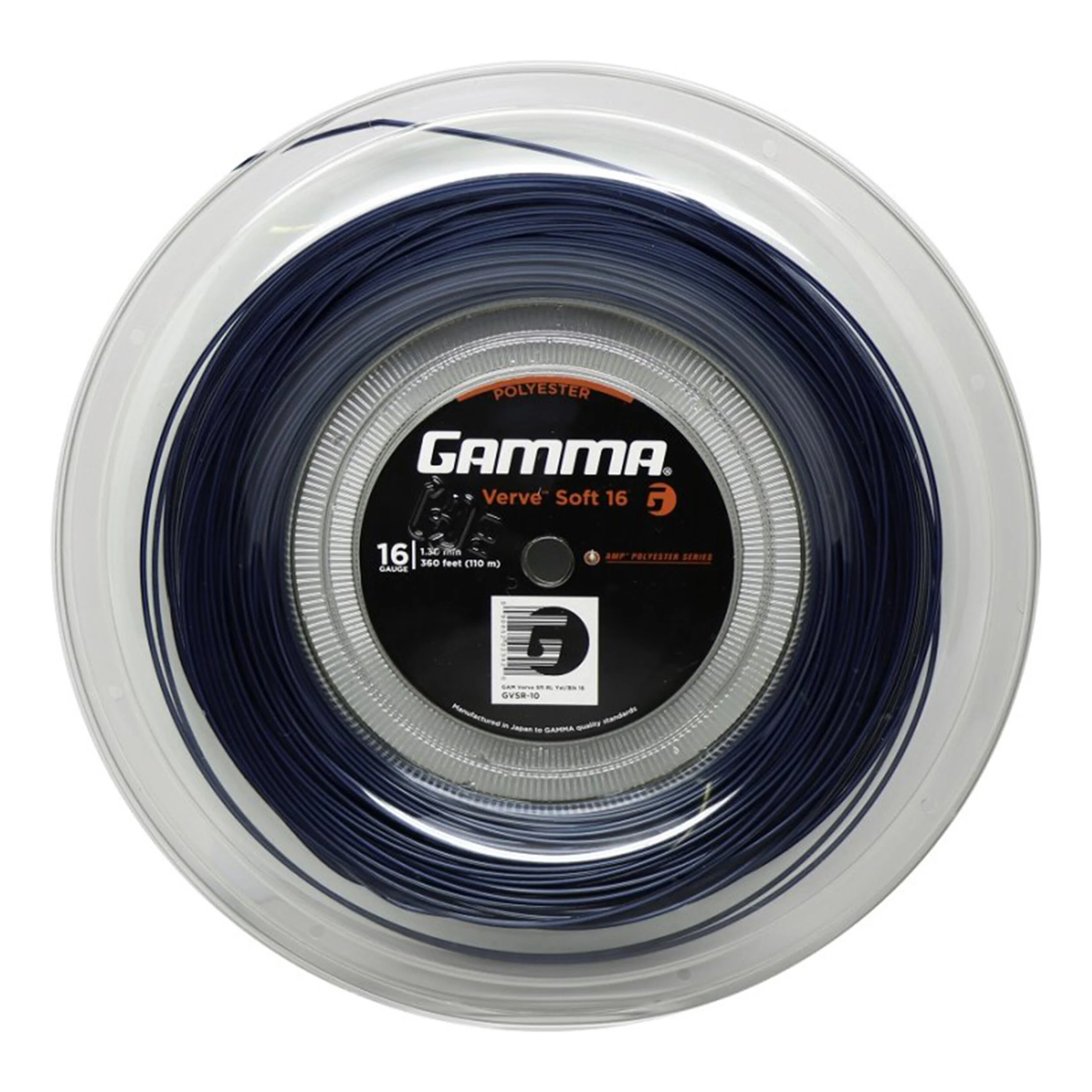 Gamma Verve Soft Bobine Cordage 110m - Noir , Bleu