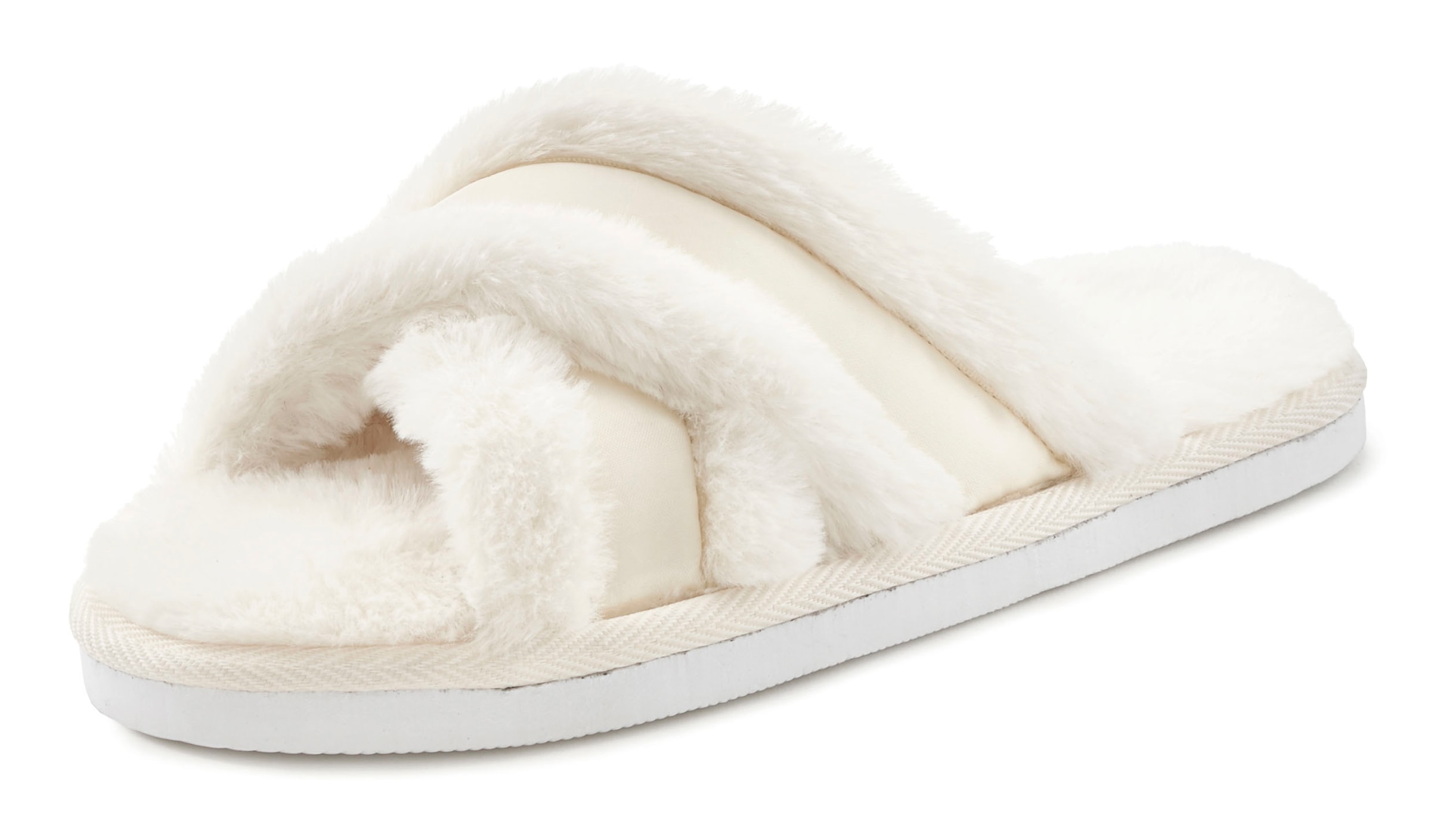 Vivance Dreams Pantolette »Hausschuh, Pantoffel, Mule, offener Schuh,«  mit Kreuzbandage VEGAN