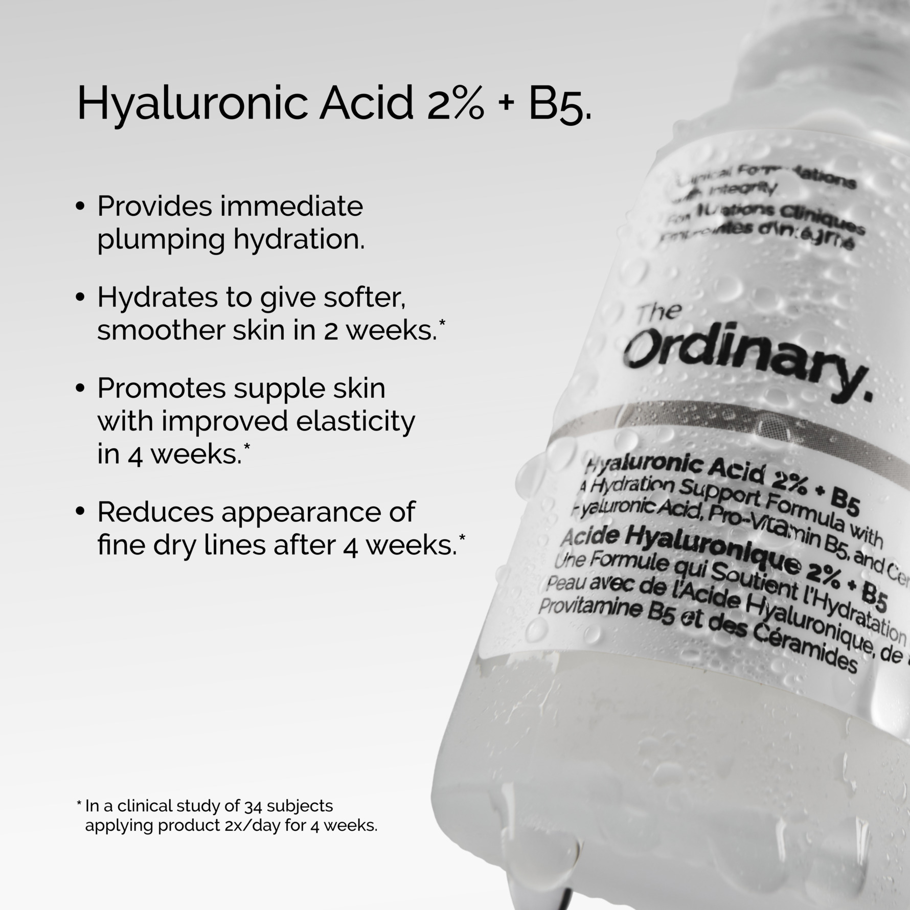The Ordinary Hyaluronic Acid 2% + B5 V2 Next Gen Serum 30 ml