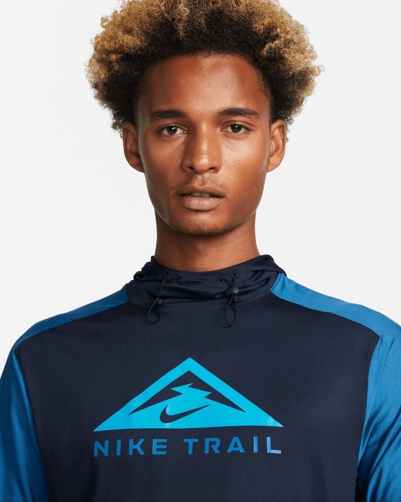 Sweat à capuche de trail Nike Trail Bleu Marine pour homme