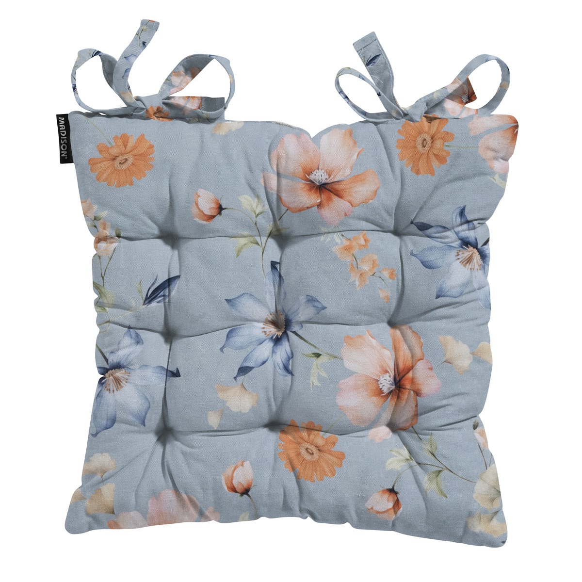 Madison Florina blue Zitkussen - Set van 4