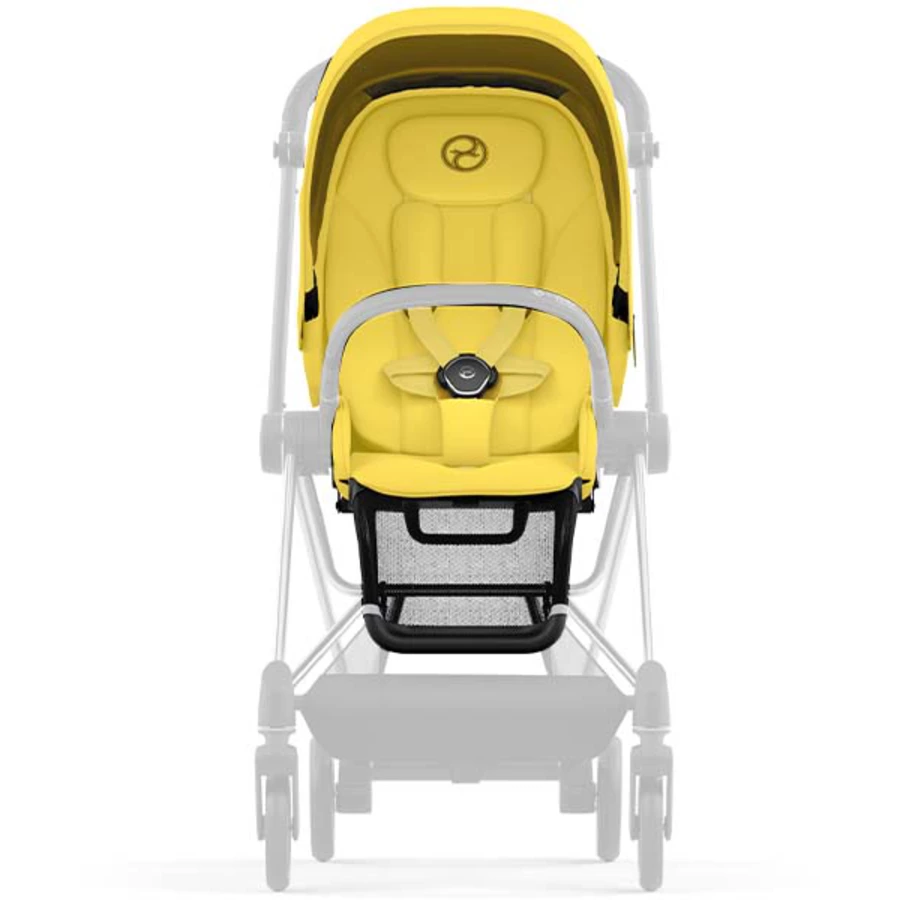 cybex PLATINUM Kombikinderwagen New Mios Chrome Black Mustard Yellow