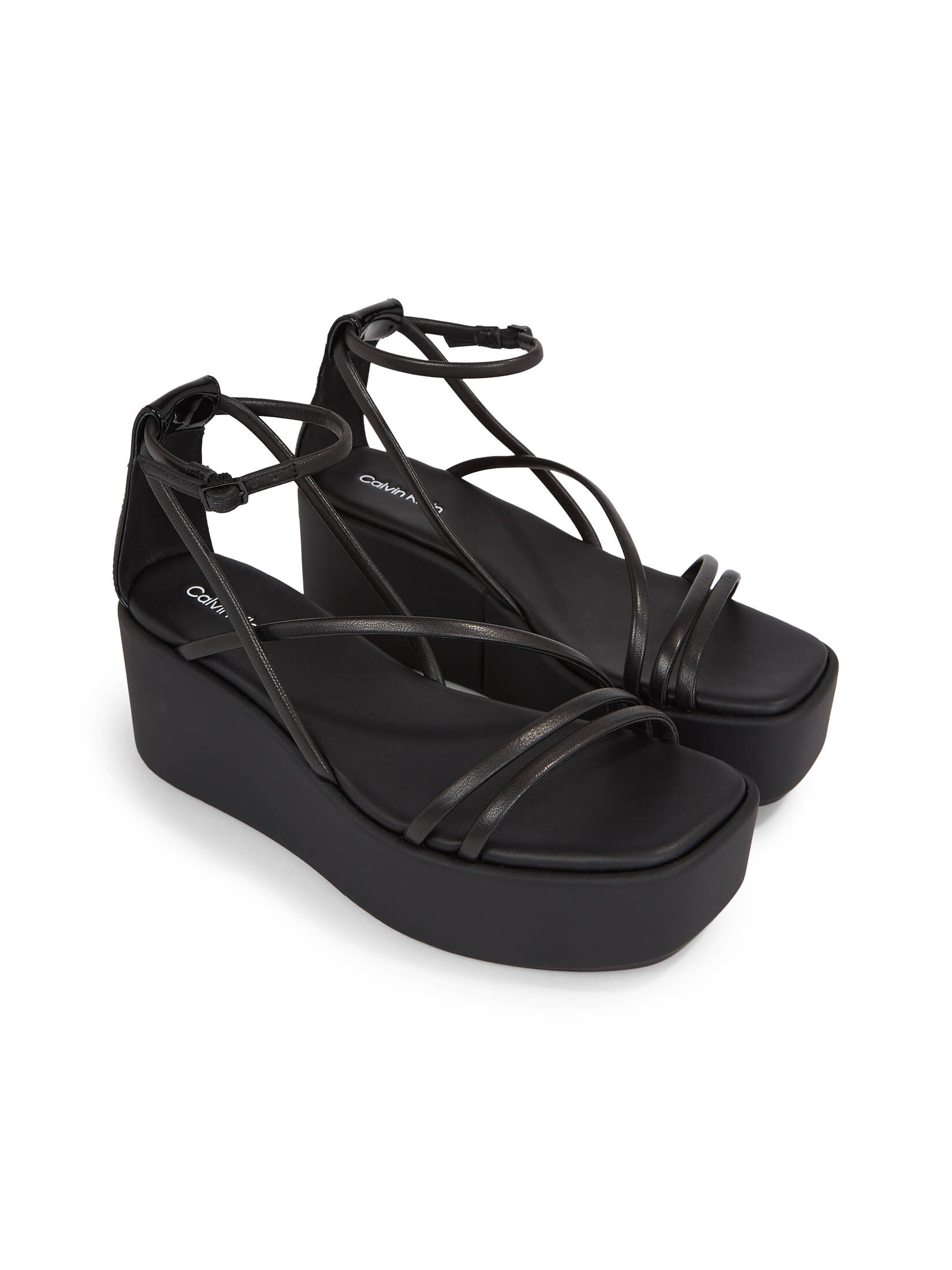 CALVIN KLEIN| Damen Sandalen aus Premium-Leder