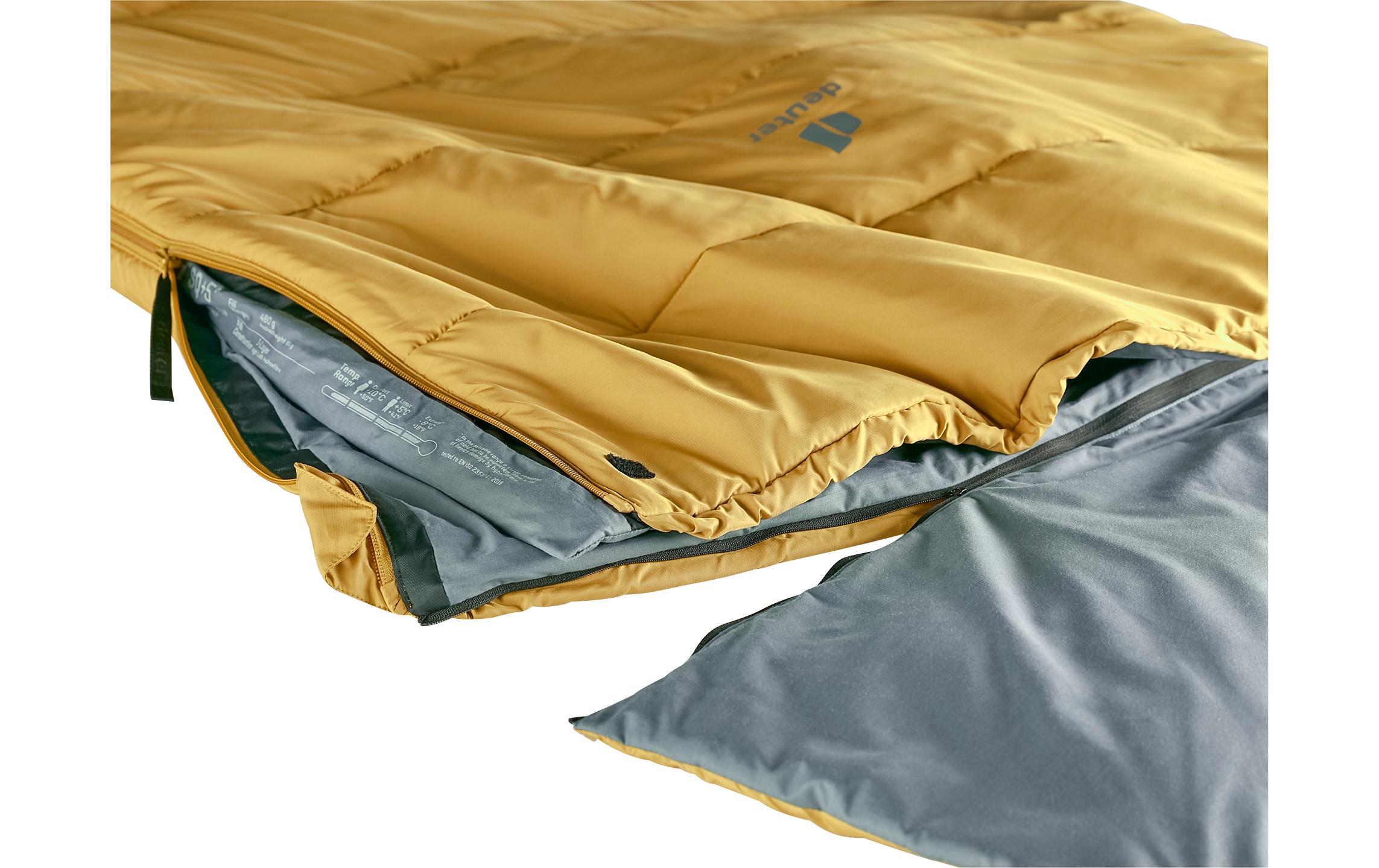 Schlafsack Orbit SQ +6° Baumwolle,Kunstfaserschlafsack