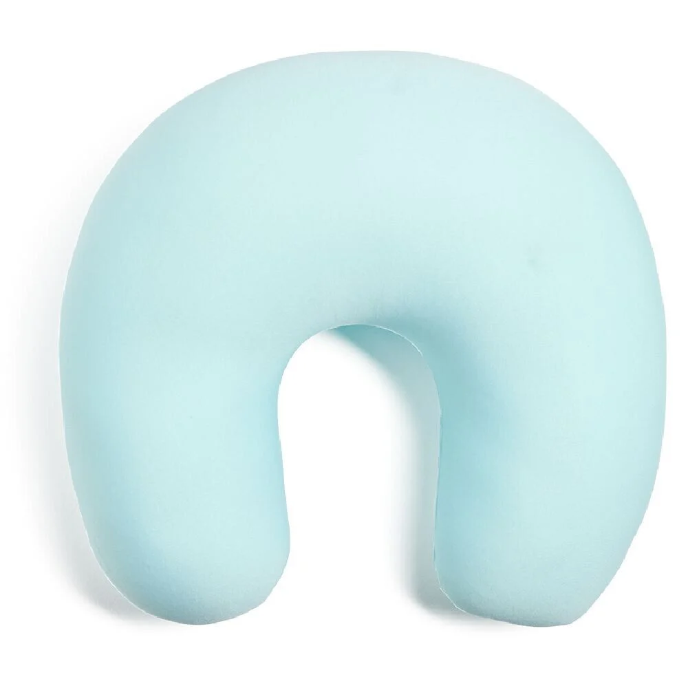 Coussin de voyage bleu clair 28x28x9cm