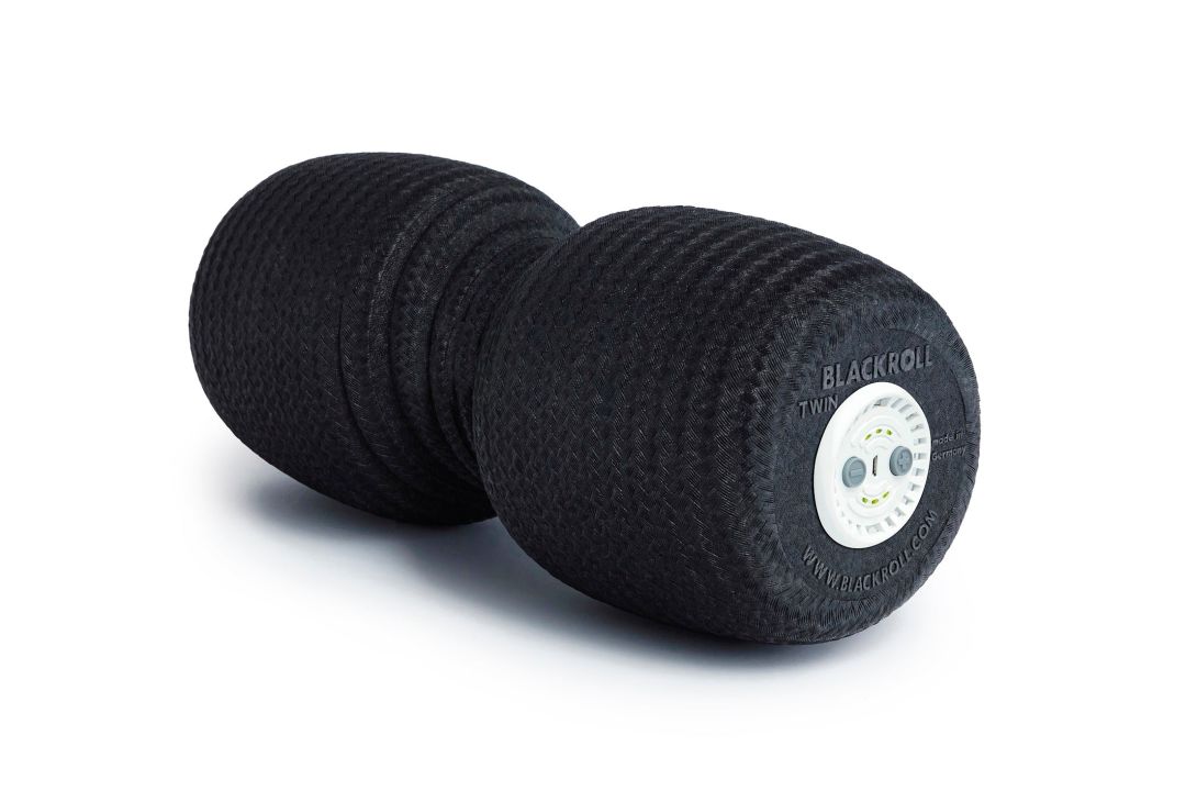 Faszienrolle mit Vibration Booster Set Twin BLACK